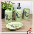 ceramic butterfly bathroom set